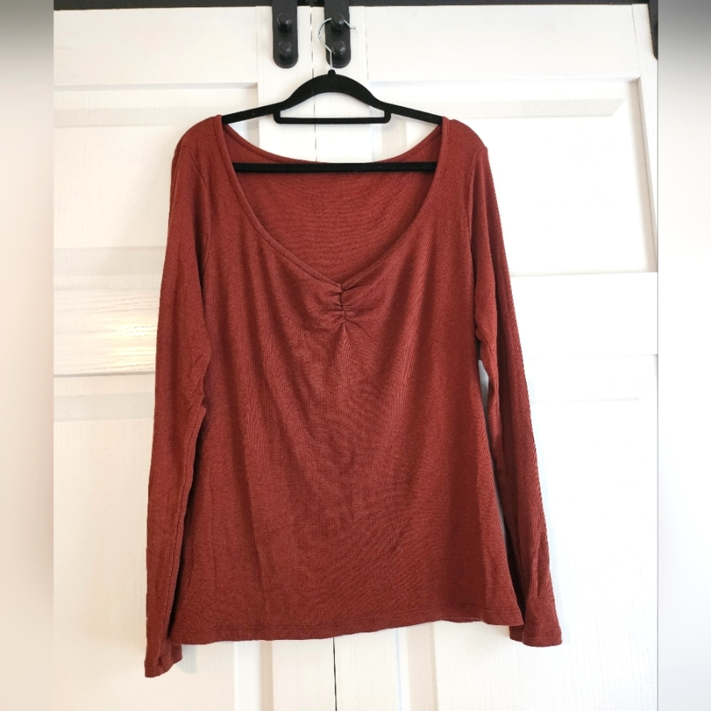Madewell Scoop Neck Long Sleeve